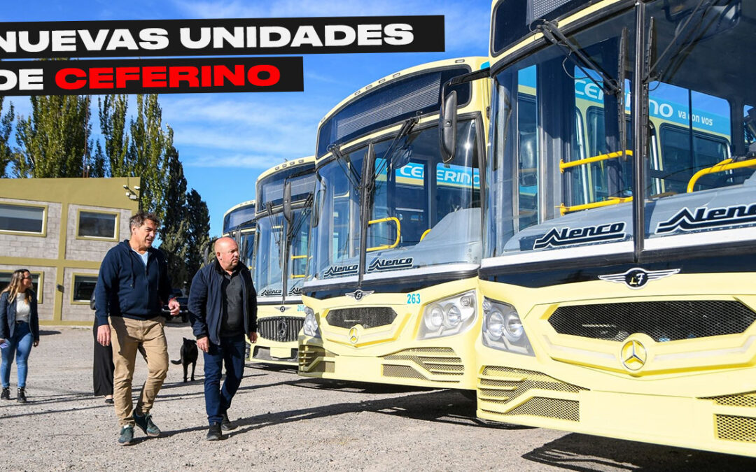Pese al ¨biri biri¨ de la oposición y con el boleto más bajo de la región, Ceferino presentó nuevas unidades