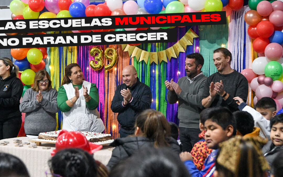 El orgullo Madrynense por las Escuelas Municipales