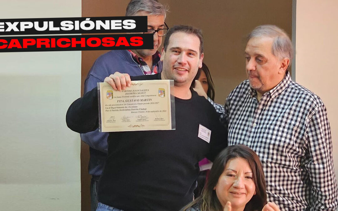 El PJ Chubut expulsa a dirigentes históricos y se hace cada vez más chico