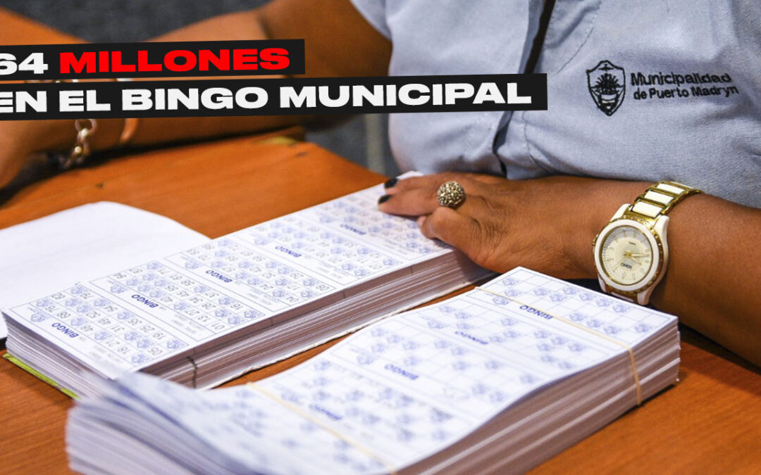 El Bingo Municipal de Puerto Madryn promete un fin de semana con más de 64 millones en premios