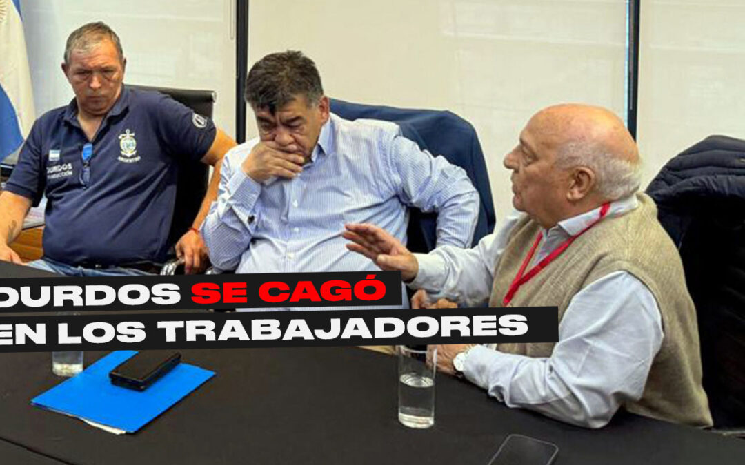 Raúl Durdos del SOMU se retiró de la reunión para ir al acto de CFK