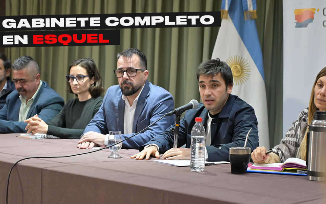 Torres en Esquel: reunión de gabinete ampliado con foco en obras, desarrollo económico y seguridad vial