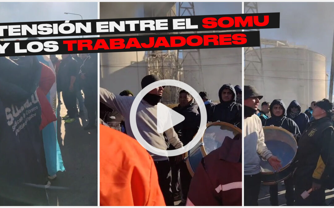 Tensión en el muelle de Madryn: Gremialistas del SOMU y trabajadores marítimos al borde del enfrentamiento