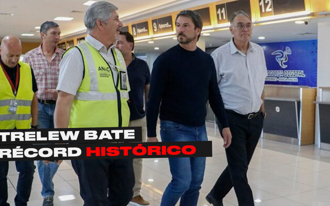 El Aeropuerto de Trelew bate récords históricos con más de 11.000 pasajeros en mayo