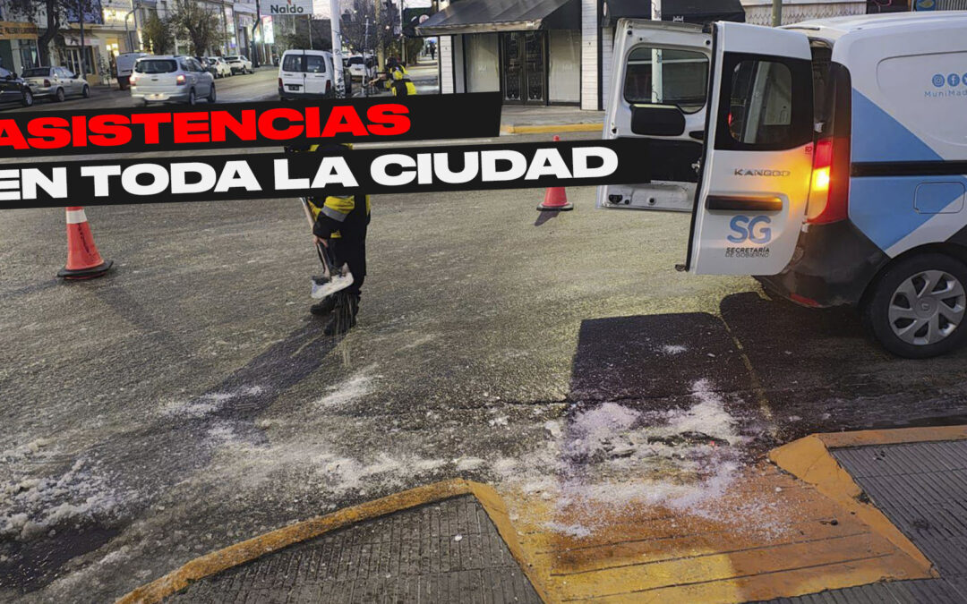 En Madryn ya se asistieron a más de 130 familias y 31 calles por los fríos extremos