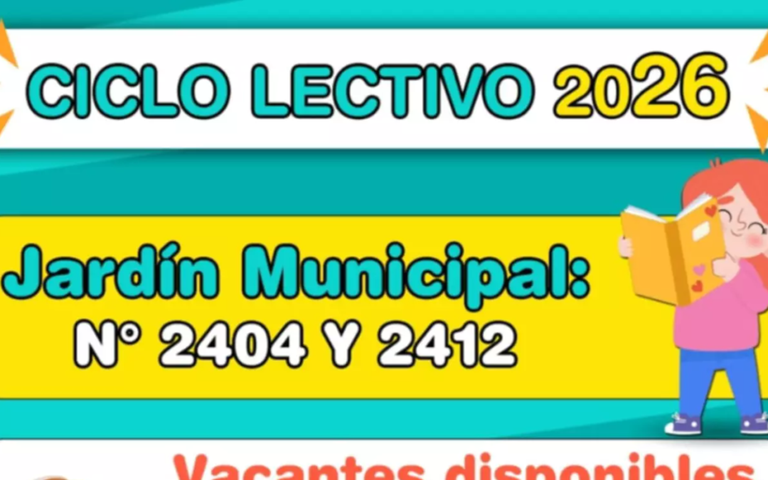 Jardines Maternales Municipales de Rawson llaman a inscripción para el ciclo lectivo 2026