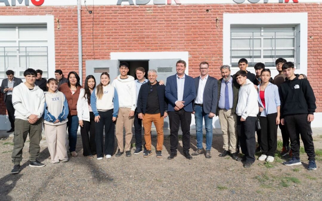 Se inauguró la planta de adoquines de Rawson