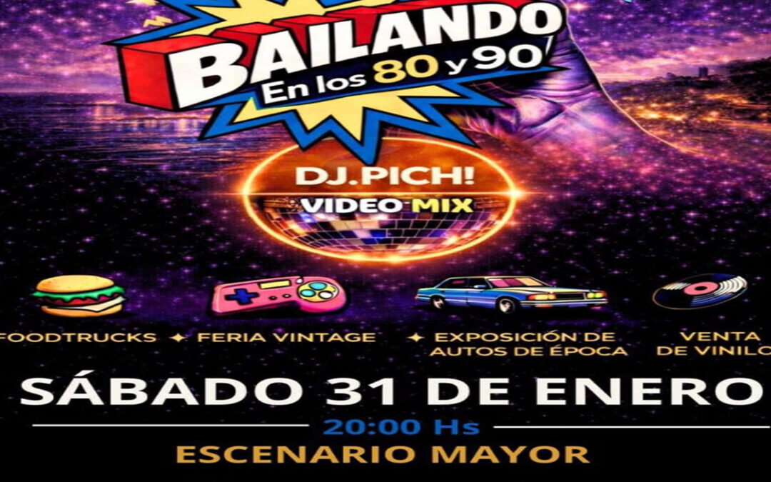 NOCHE RETRO EN EL ESCENARIO MAYOR DE PUERTO MADRYN