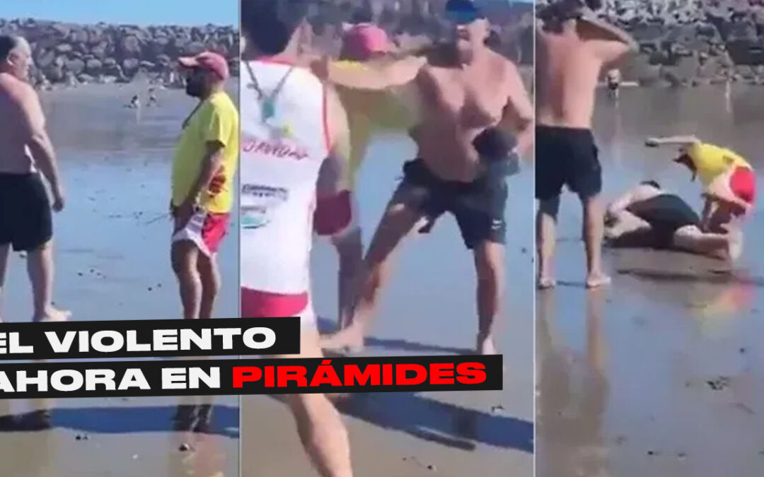 EL NUEVO JEFE DE GUARDAVIDAS DE PIRÁMIDES ES EL VIOLENTO DEL ESCÁNDALO EN PLAYA UNIÓN